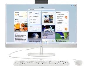 HP All-In-One Desktop 27" IPS FHD AMD 7 7730U 16GB 512GB SSD - Picture 1 of 7