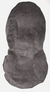Elegante funda de asiento de coche de gamuza sintética gris EE. UU. - 1 pieza - Imagen 1 de 3