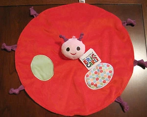Nuevo Con Etiquetas Niños Preferido Eric Carle Rojo Ladybug Nudo Manta de Seguridad Sonajero - Imagen 1 de 3