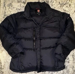 Victorinox Down Puffer Jacket Navy Blue Size Large - Picture 1 of 4