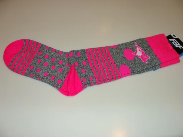 Пара баскетбольных носков Toronto Raptors NBA фиолетово-серые ноги средние (6-11) - Изображение 1 из 2