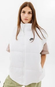 Womens Nike Sportswear Classic Oversized Puffer Vest Therma-FIT Loose Size Large - Picture 1 of 9