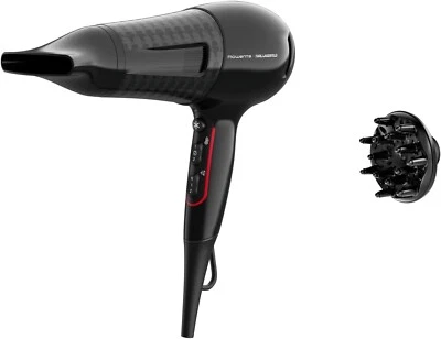 Rowenta X Karl Lagerfeld CV591L Powerline Asciugacapelli, 2300 W, Boost Di Ioni - Immagine 1 di 4