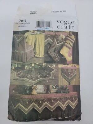 Vogue Craft 7815 Christmas Accessories Sewing Pattern - Image 1 of 2
