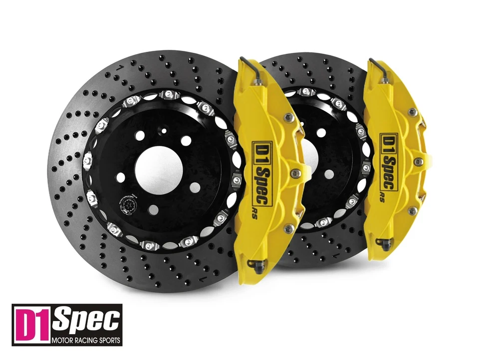 Disco de taladro D1 Spec Front RS Big Brake 6Pot AMARILLO 355x32 para A5 8T Foto 1 de 1