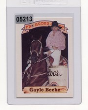#05213 GAYLE BEEBE Oddball Rodeo Card