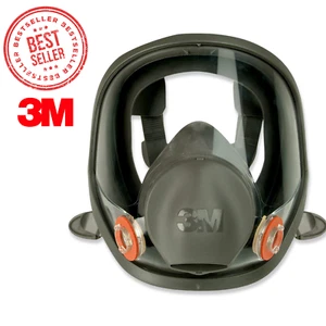 3M 6800 Full Facepiece Reusable Mask Respirator Protection MEDIUM, Grey, Safety - Picture 1 of 7