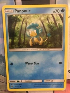 Pokémon TCG Panpour Burning Shadows 36/147 Regular Common - Picture 1 of 2