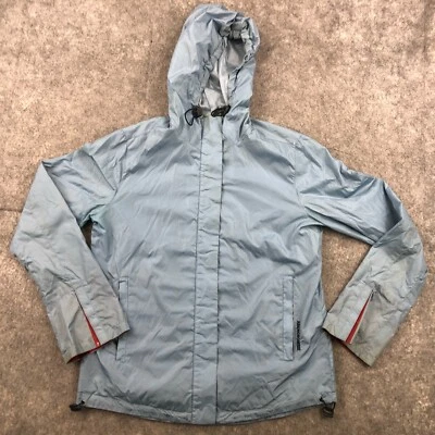 Vintage Abercrombie Fitch Pullover Womens Small Blue Full Zip Hooded Windbreaker - Image 1 of 4