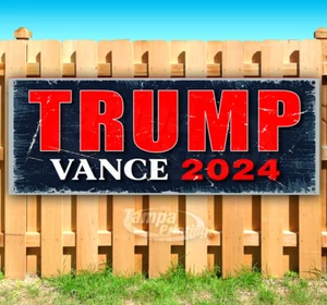 TRUMP VANCE 2024 MAGA FJB Banner Flag Sign Vinyl SB00086 - Picture 1 of 8