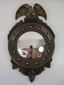 Vtg Patriotic Federal Eagle Porthole HOMCO 2340 USA Convex Mirror Wall Decor 13" - Picture 1 of 11