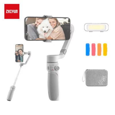 Zhiyun Smooth Q4 Portable Gimbal Stabilizer w/ Fill Light for Smartphone iPhone - Image 1 of 4