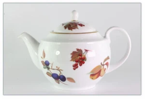 VINTAGE 1961 Royal Worcester Evesham Gold England 6 Cup Teapot & Lid Malvern - Picture 1 of 1