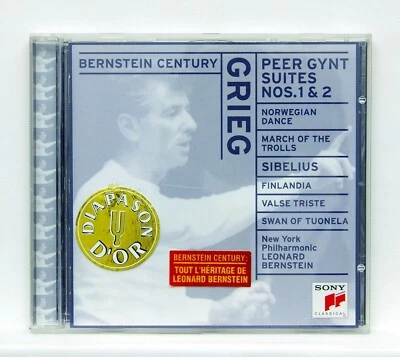 LEONARD BERNSTEIN – GRIEG Peer Gynt suites SIBELIUS Valse triste SONY CD NM - Image 1 of 2