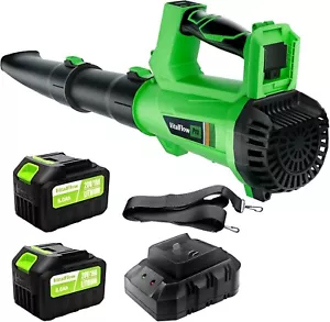 Cordless Electric Leaf Blower, 540CFM 170MPH with 2×6.0Ah Battery & Charger - Picture 1 of 7