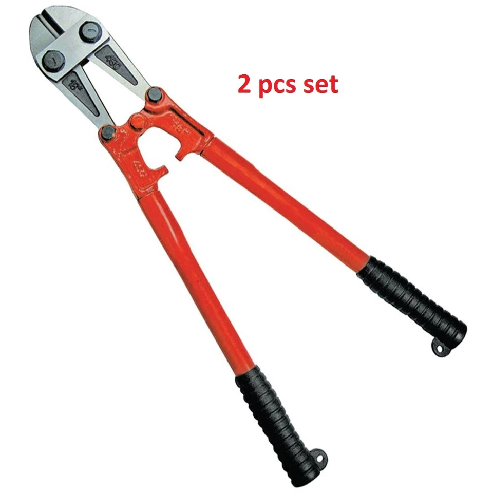 2pcs 30" Bolt Cutter Cropper cutter Shears Jaw Blades Cut Chain Wire Fence Rebar - Image 1 of 1