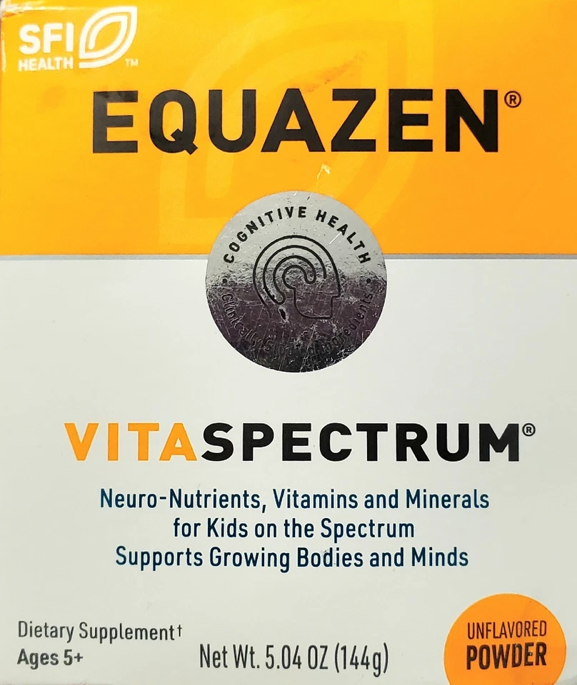 Neuro-nutrientes Equazen VitaSpectrum para cuerpo y mente, 5,04 oz. Polvo sin sabor Foto 1 de 4