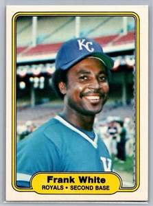 1982 Fleer #426 Frank White Kansas City Royals Baseball NM-MT - Picture 1 of 2
