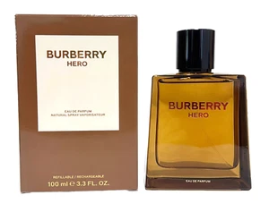 Burberry Hero for Men 3.3 oz Eau de Parfum Spray NEW 100% AUTHENTIC - Picture 1 of 1