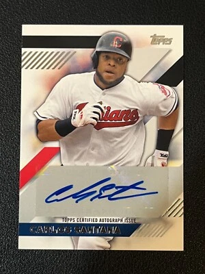 Carlos Santana 2014 Topps Mini Online Exclusive Auto Guardians MA-CS - Image 1 of 2