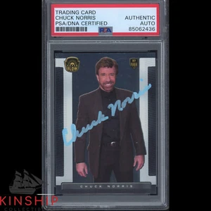 Chuck Norris signed Super Glow Trading Card PSA DNA Slabbed Actor Auto C2061 - Picture 1 of 1