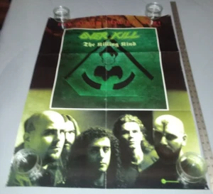 POSTER OVERKILL Over Kill The Killing Kind 1996 CMC Label 32" x 24" - Picture 1 of 6