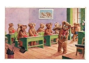 illustrator arthur thiele. Humanisierter Bär (457/1) - Bild 1 von 2