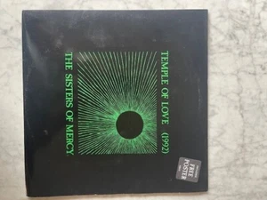 The Sisters Of Mercy Temple Of Love 12" Vinyl Merciful Release WITH POSTER - Picture 1 of 7