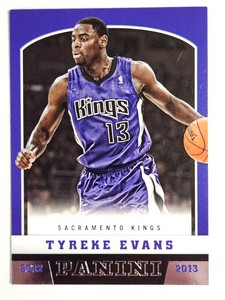 2012-13 Panini Basketball Tyreke Evans #168 Sacramento Kings