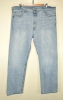 Levis 505 Straight Fit blue jeans Light Stone wash size 42W 32L 42" x 32" 42x32