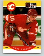 1990-91 Pro Set #45 Gary Roberts NM-MT Flames