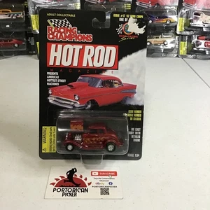 RACING CHAMPIONS HOT ROD MAGAZIN #17 ROT '32 FORD 1/64 DIECAST MI - Bild 1 von 6
