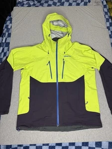 Patagonia Mixed Guide Neon Green Hoody Large Jacket - Bild 1 von 7