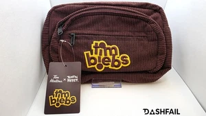 Tim Biebs Brown Corduroy Fanny Pack Tim Hortons X Justin Bieber New w/ Tags - Picture 1 of 4