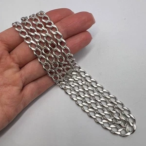 Collana catena gioielli vintage uomo donna argento sterling 925 marcata 35,5 gr - Foto 1 di 8