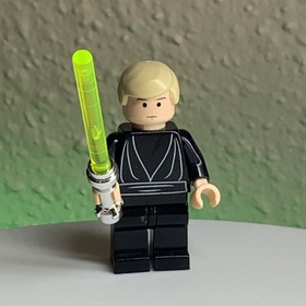 Lego Star Wars Minifigure 6210 sw0083 Luke Skywalker Chrome Lightsaber
