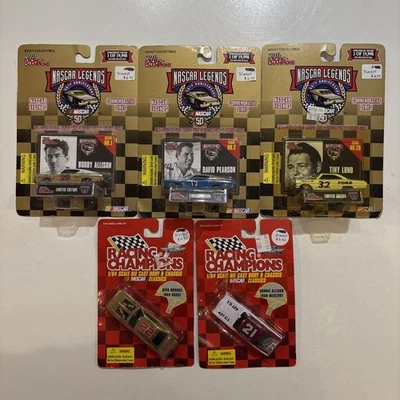 5 autos fundidos a presión clásicos de NASCAR Legends de colección de campeones de carreras escala 1:64 Foto 1 de 4
