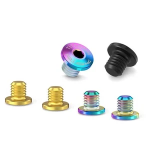 Bike Brake Lever Bleed Titanium Screw Improve Braking Performance (2 pcs) - Picture 1 of 30