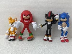 2024 JAKKS Pacific Sonic The Hedgehog 3 Movie 4-Pack Used - Picture 1 of 6