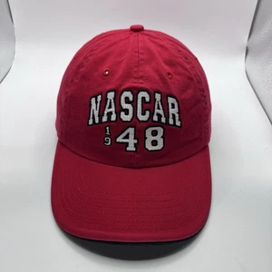 Vintage NASCAR Racing Speedway “est 1948” Adjustable Strap Men’s Red Hat Cap - Picture 1 of 6