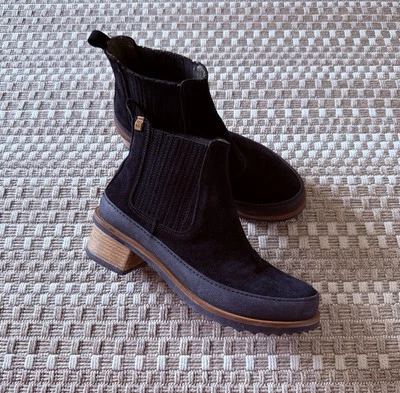 EL NATURALISTA Lux Kentia Black Suede Ankle Boots Booties 40 / 9 - Image 1 of 4