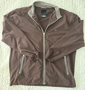Linksoul Herren Plum Golfjacke / Windbreaker Full Zip Größe XL - Bild 1 von 11
