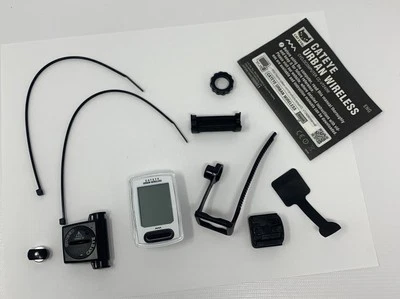 Cateye Urban Wireless White Cycling Computer - New (no box) - Image 1 of 4