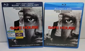 Safe House (Blu-ray + DVD, 2012 Slipcover) Ryan Reynolds, Denzel Washington - Picture 1 of 8