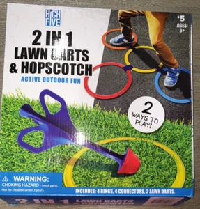 High Five 2 IN 1 RASENDARTS & HOPSCOTCH AKTIV OUTDOOR SPIELSPASS ALLE ALTERSGRUPPEN! - Bild 1 von 1