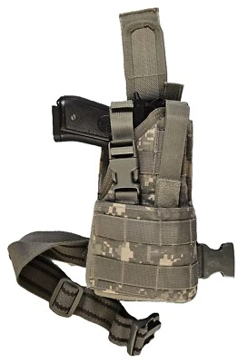 USGI ACU Digital Camo Drop Leg MOLLE UH-92F-MS-UCA Universal Holster - Image 1 of 4