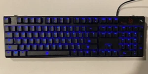Tt eSPORTS by Thermaltake Poseidon Z Black/RGB Mechanical Gaming Keyboard KB PIZ - Picture 1 of 5