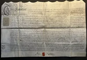 1769 Indenture Lease Deed, “Great Meadow” in Bishops Itchington; Taylor & Sneyd - Picture 1 of 10