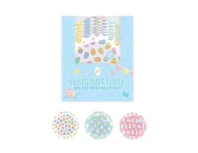 Easter Printed Paper Plates 20pk - Chick/Egg/ - Image 1 of 4