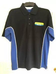 New Holland Tractor Embroidered Contrast Polo Shirt - Small to 3XL - Picture 1 of 3